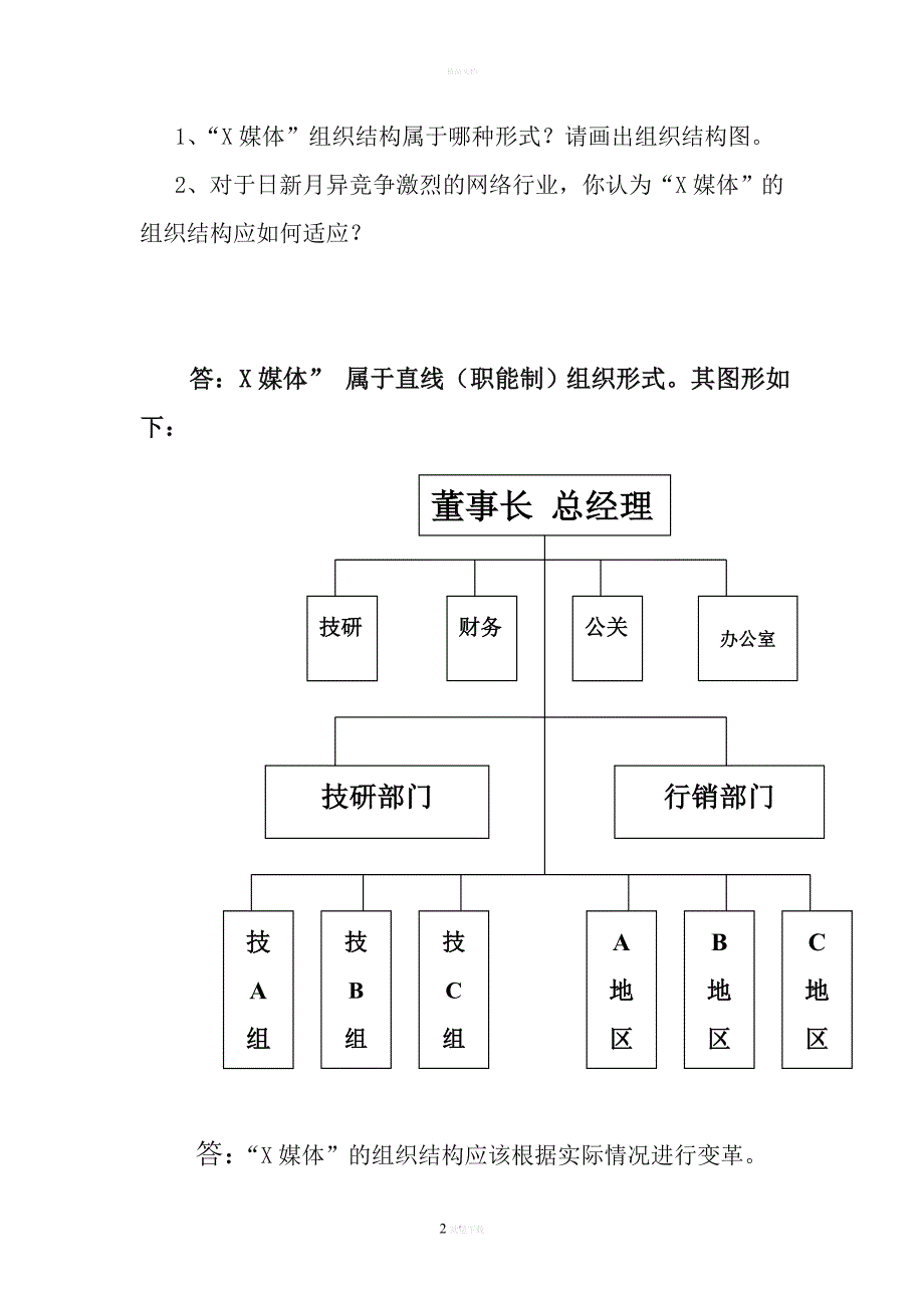 【研习案例】X媒体的组织结构.doc_第2页