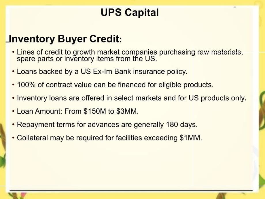 UPS供应链金融_第5页