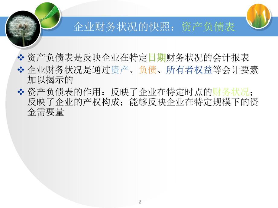 资产负债表分析PPT优秀课件_第2页