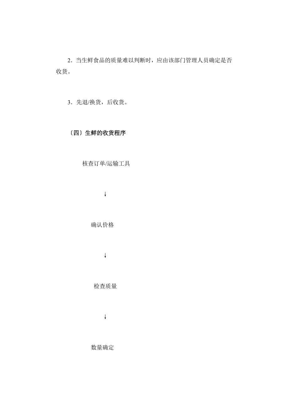 超市生鲜收货、退货程序_第3页