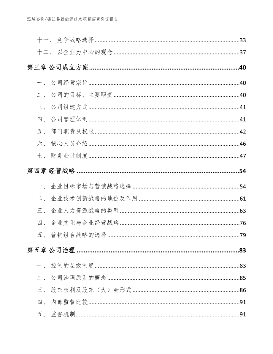 德江县新能源技术项目招商引资报告模板参考_第2页