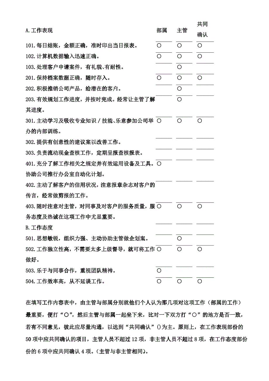 主管绩效考核手册样本_第4页