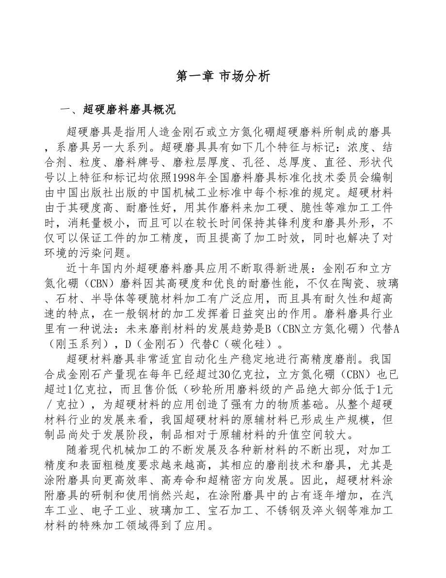 年产xxx吨抛光材料项目商业策划书(DOC 51页)_第5页