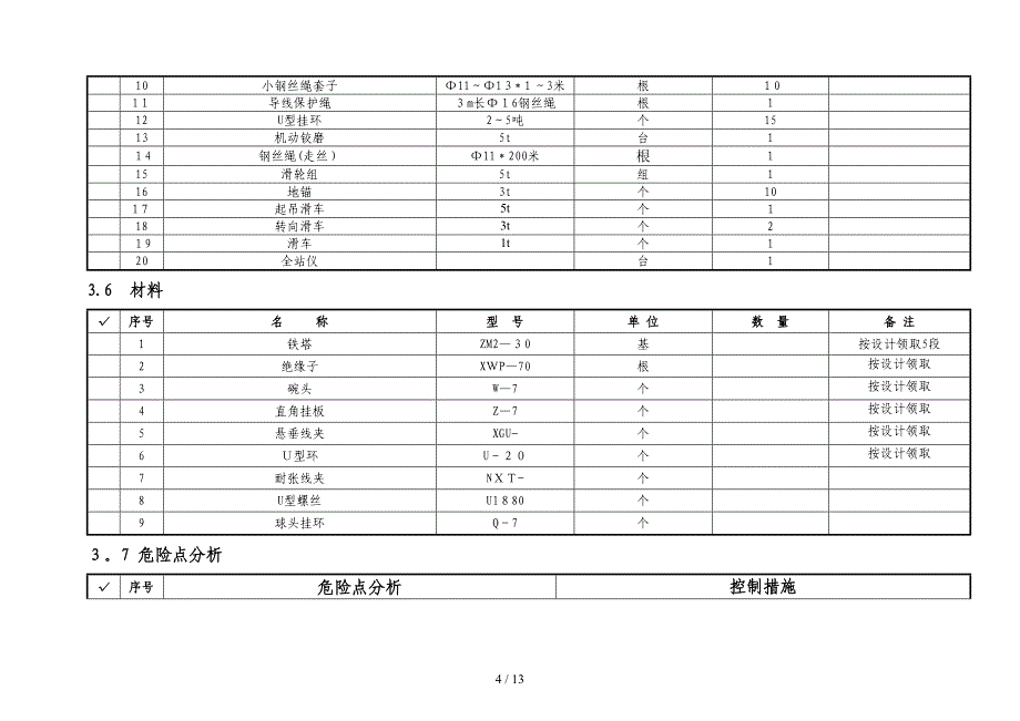 拉线砼杆更换为自立塔作业指导书_第4页