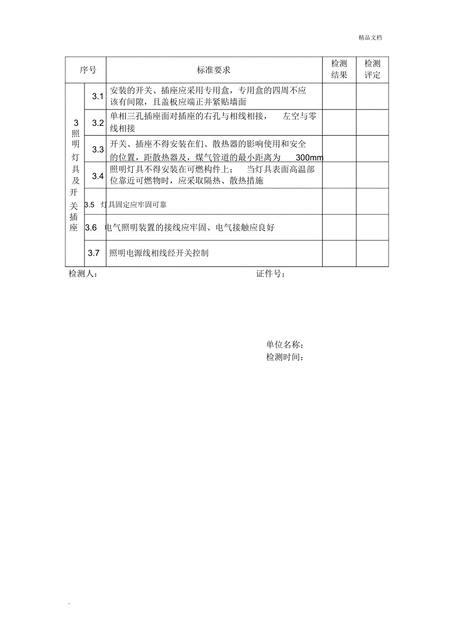 消防电器线路检测报告(模板)_第2页