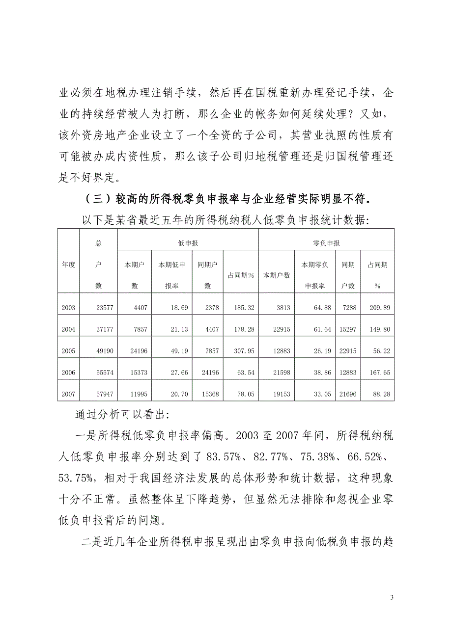 浅谈新所得税法实施后亟待解决的几个主要问题及对策_第3页