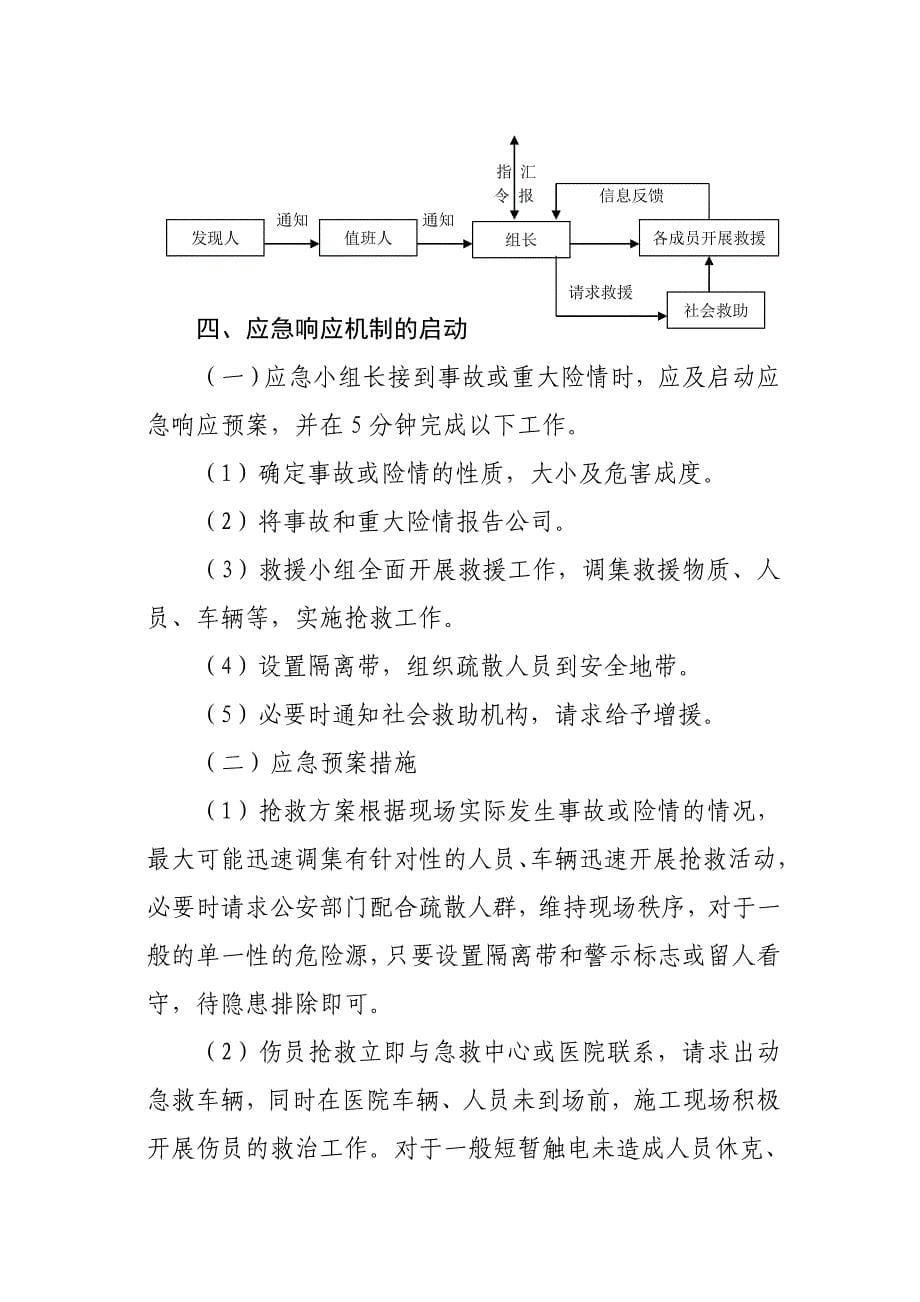 触电事故应急预案范例_第5页