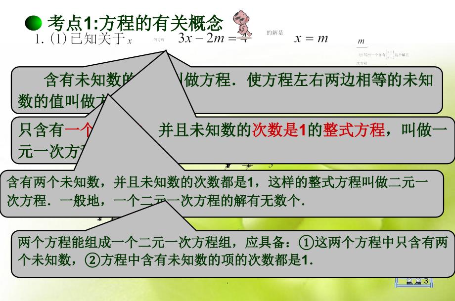 中考数学专题复习方程组与不等式组一元一次方程和二元一次方程组PPT精选文档_第3页