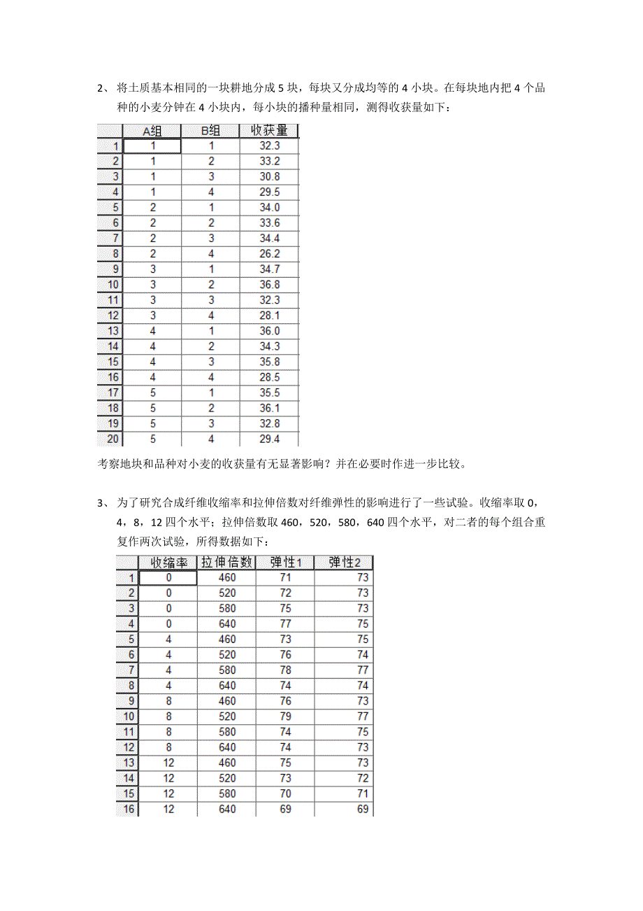 方差分析与假设检验实验报告二_第2页