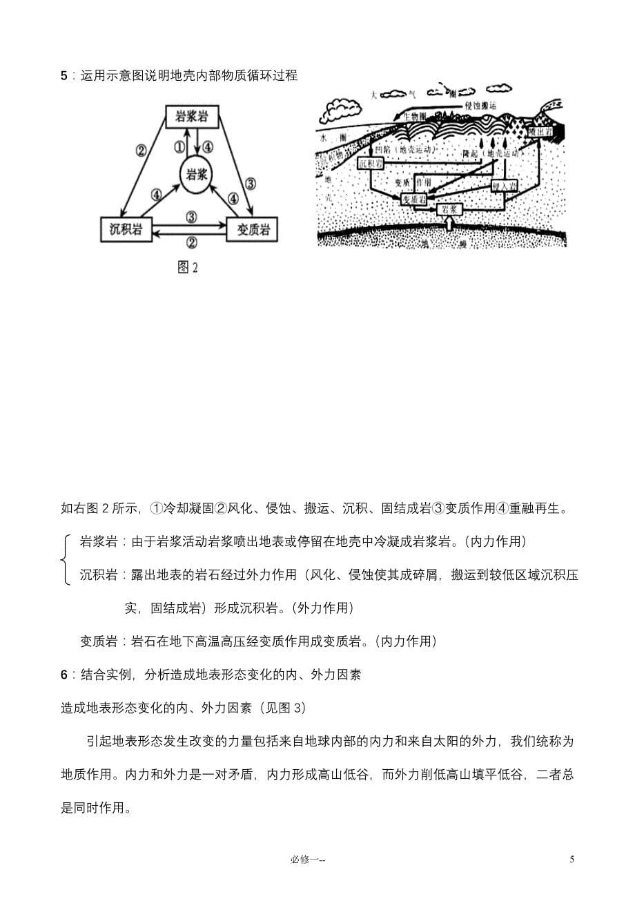 高一地理必修一复习提纲_第5页