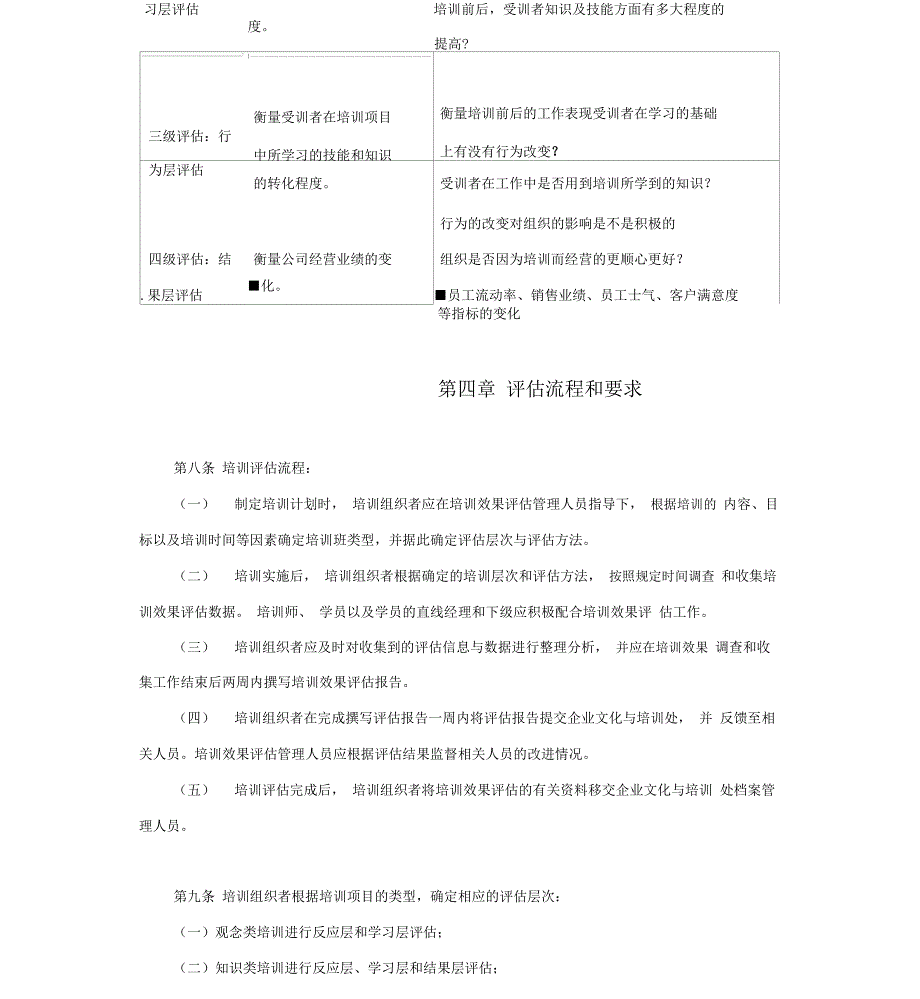 培训评估实施细则_第3页