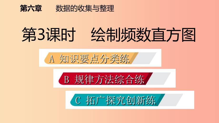 2019年秋七年级数学上册第六章数据的收集与整理6.3数据的表示6.3.3绘制频数直方图练习北师大版.ppt_第2页