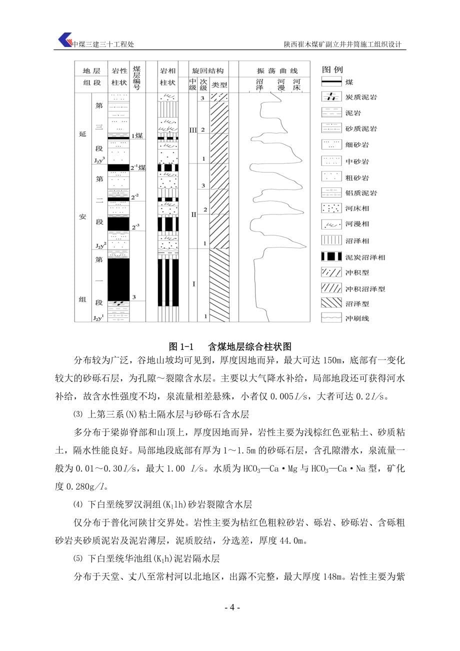 新《施工方案》崔木煤矿副井施工组织设计_第5页