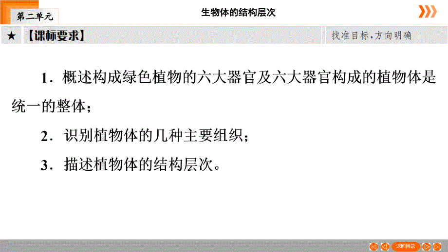 生物七年级上册人教版第2单元第2章第3节植物体的结构层次课件_第3页