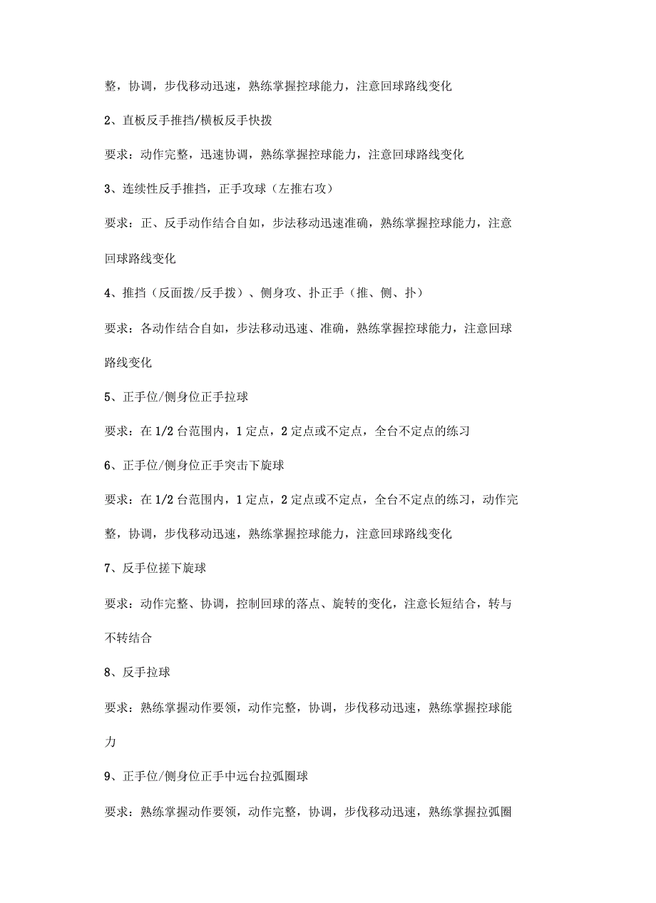 乒乓球兴趣班培训计划演示教学_第4页