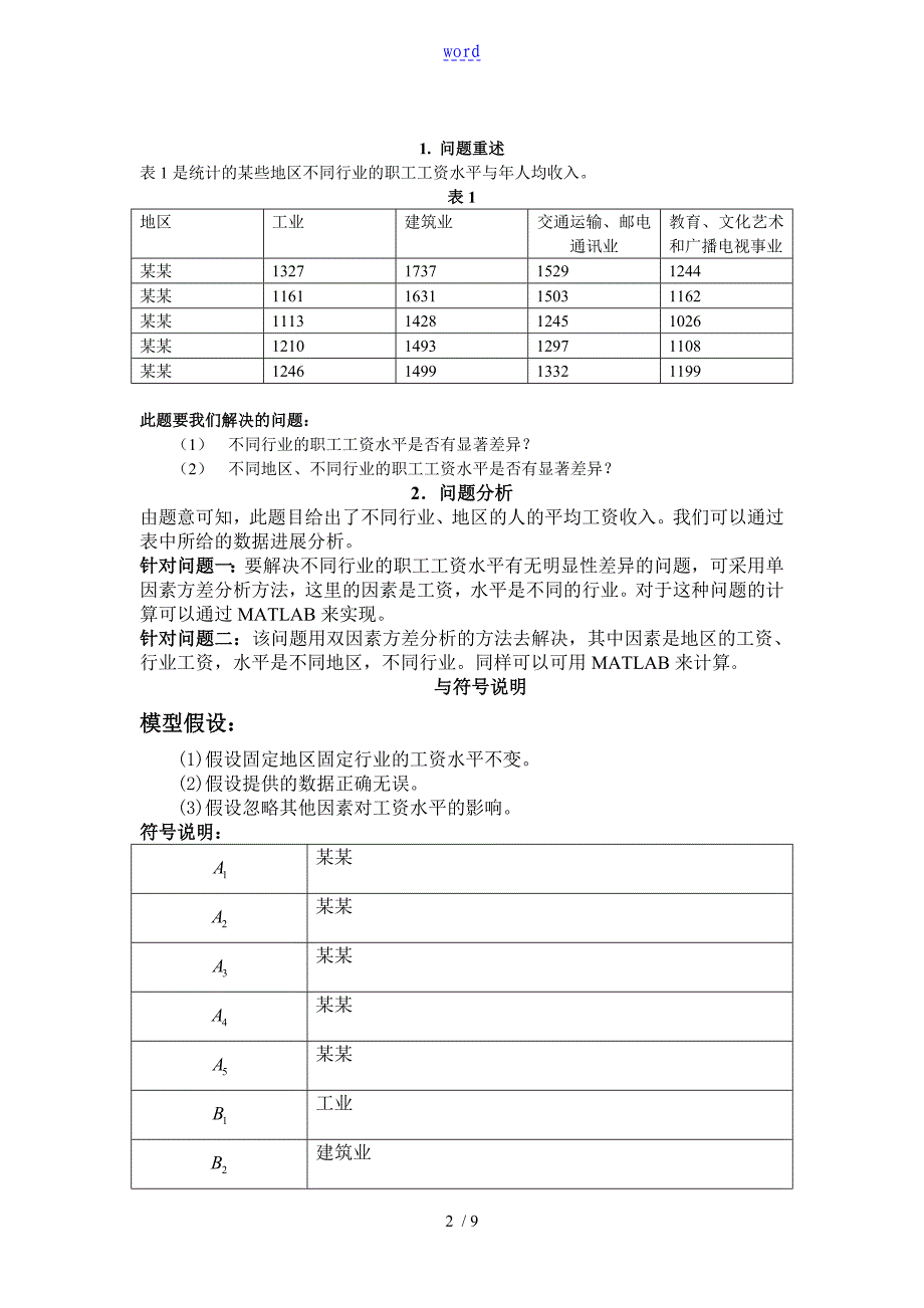 不同地区和行业地职工工资水平地分析报告_第2页