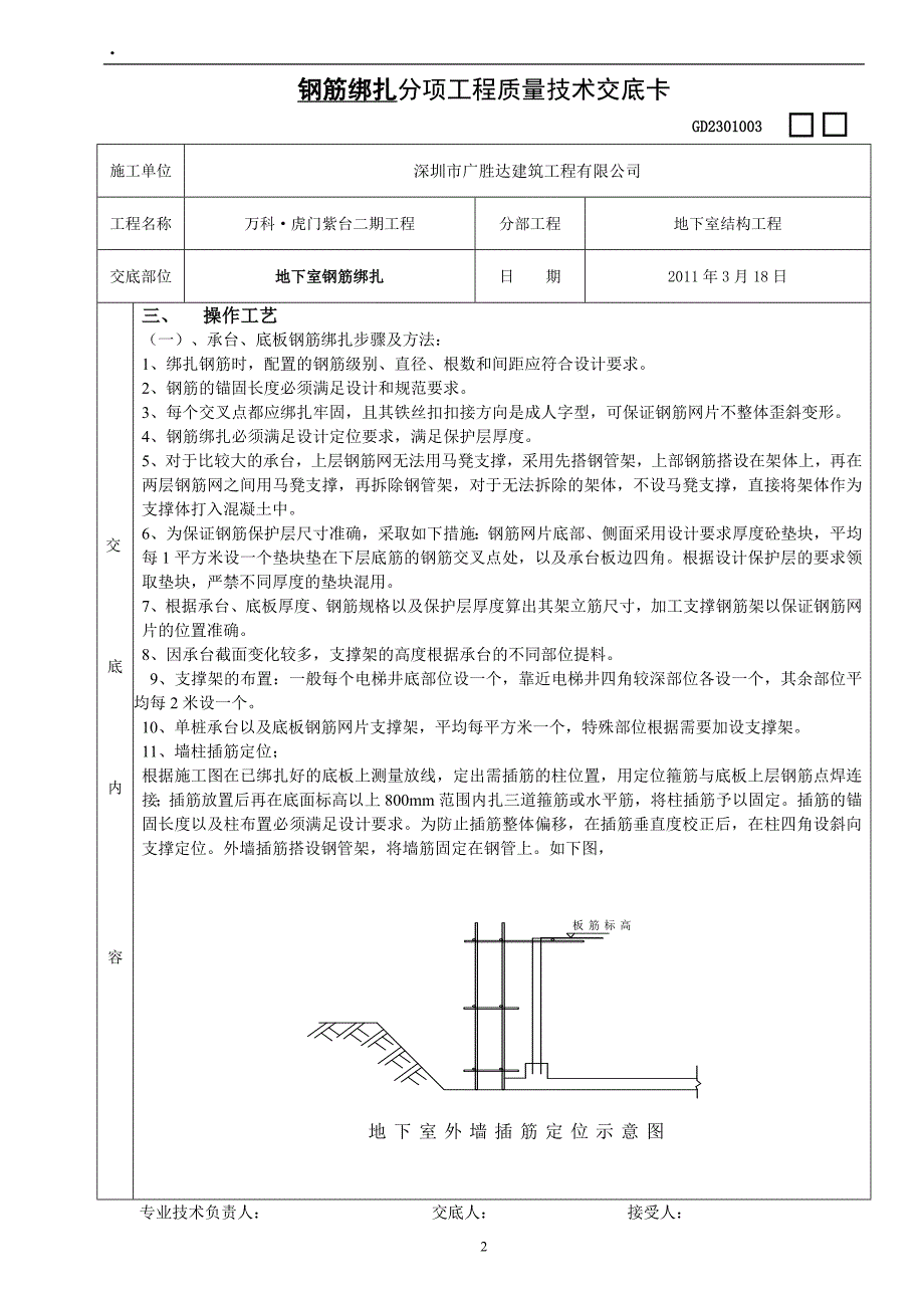 地下室结构工程钢筋绑扎技术交底_第2页