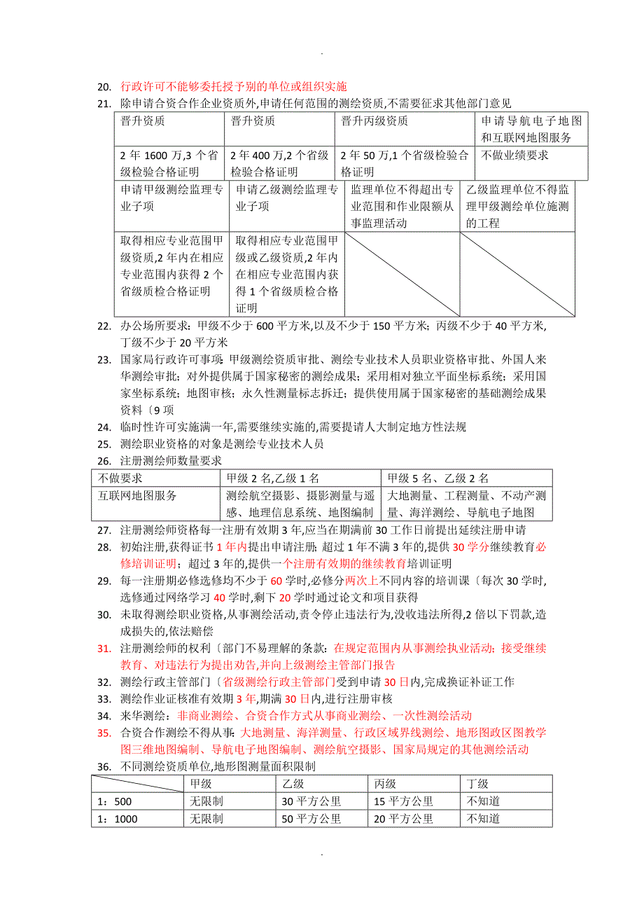 注册测绘师笔记个人总结测绘管理及法律法规_第2页