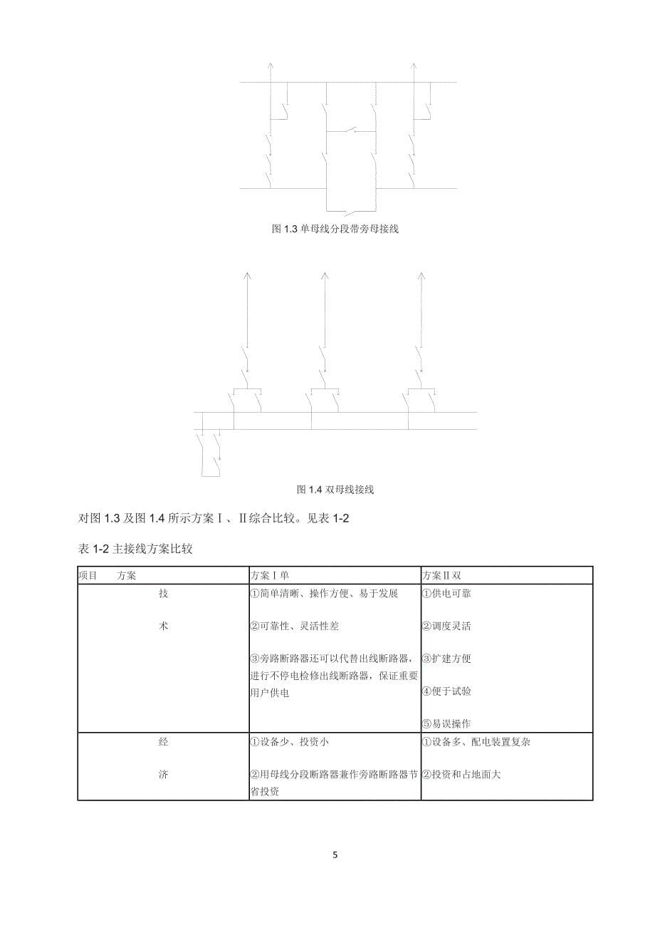 课程设计（论文）110KV变电站一次回路设计_第5页