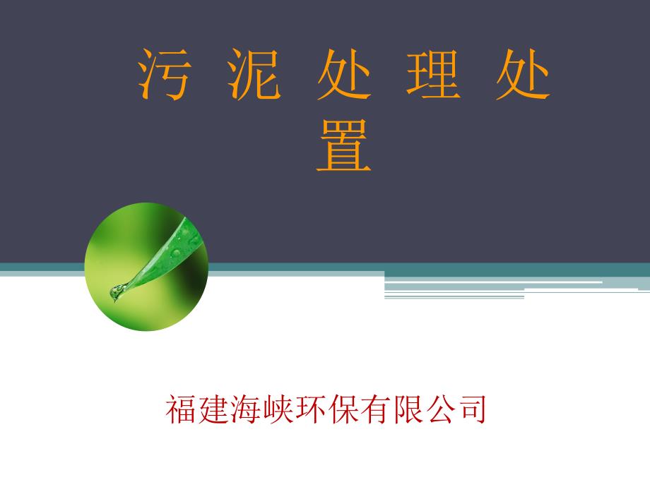 污泥处理与处置课件_第1页