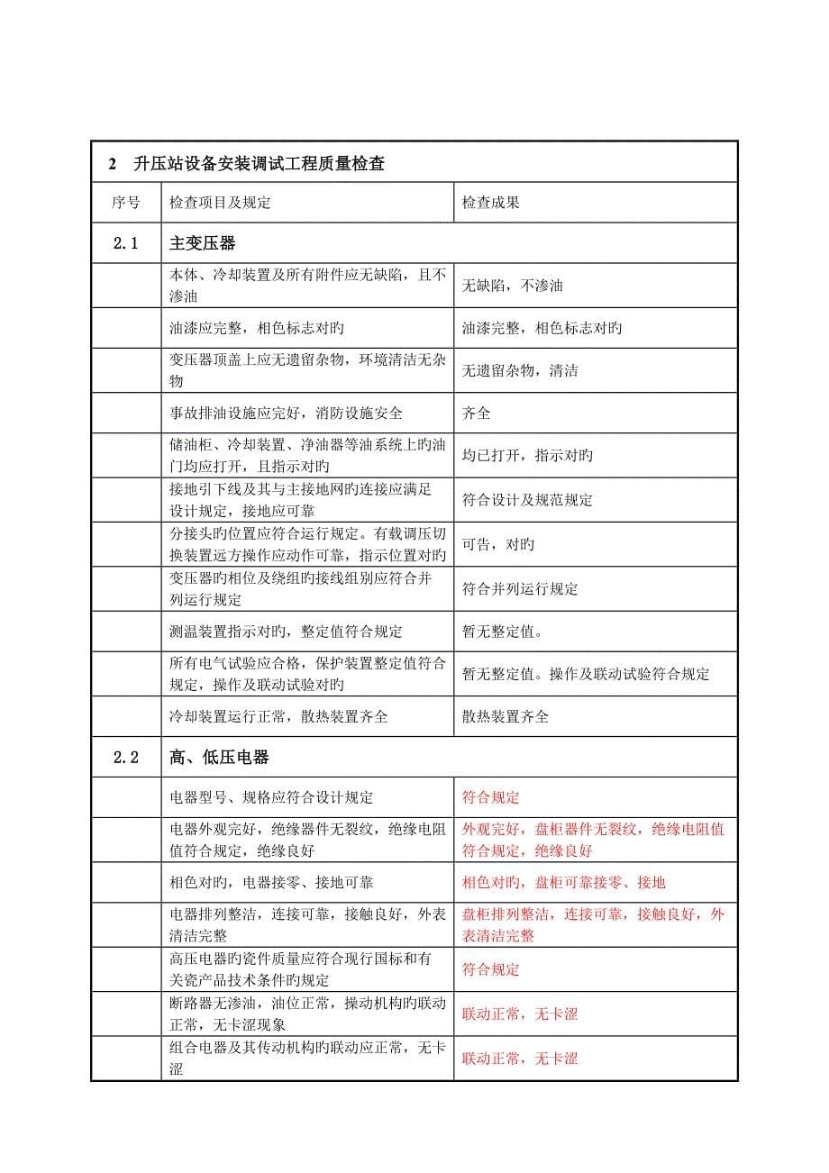 09版风电场工程机组并网前质量监督预检查记录典型表式----第二阶---风电场人员必备.doc_第5页