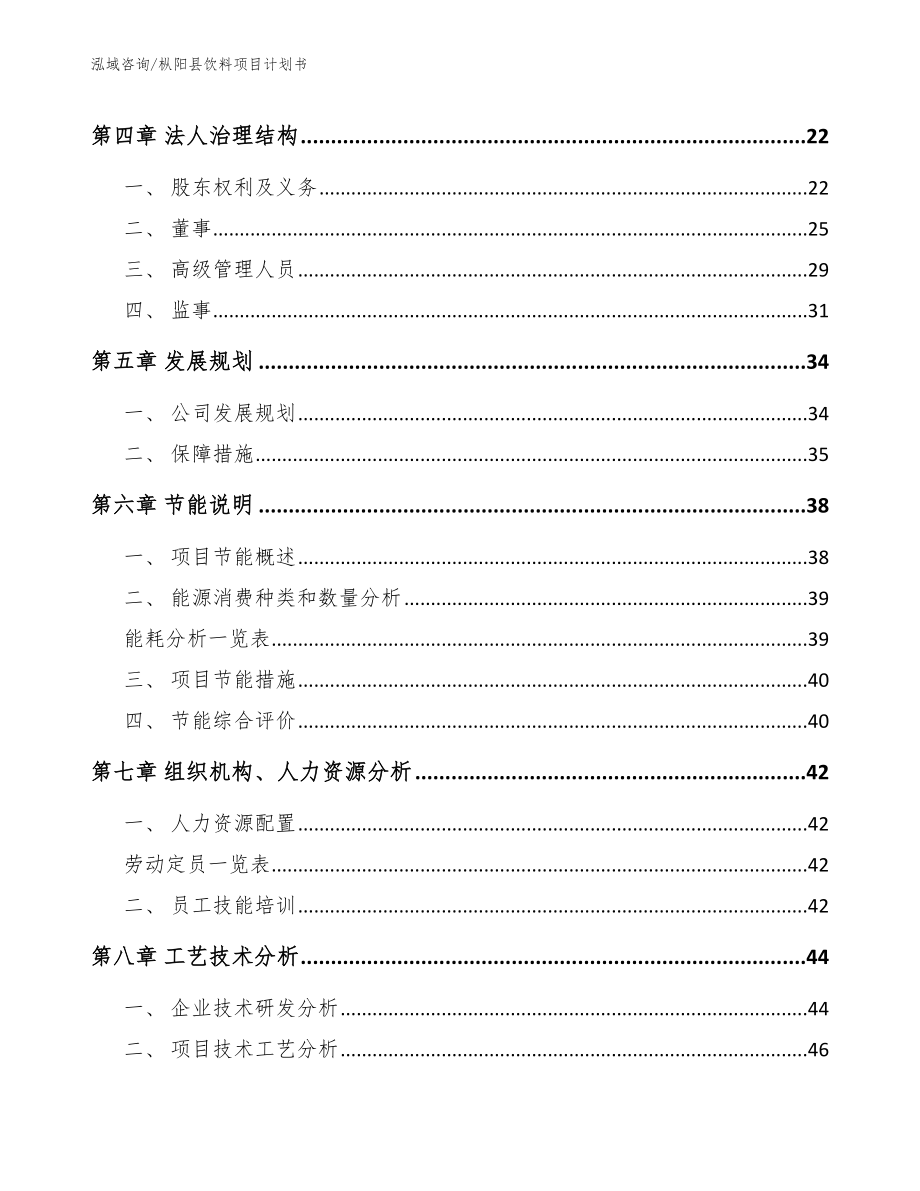 枞阳县饮料项目计划书（参考范文）_第2页
