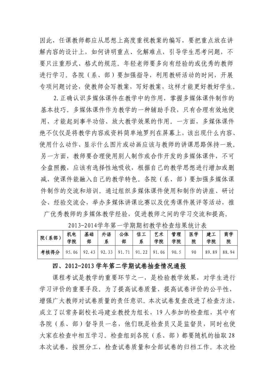 教学督导工作简报_第5页