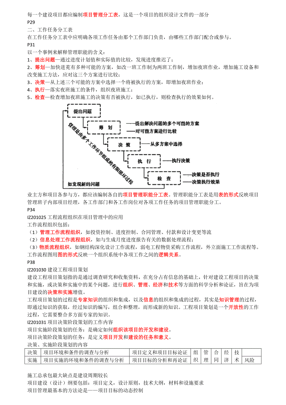 2012年一级建造师《建设工程项目管理》考试核心点全程精讲讲义_第4页