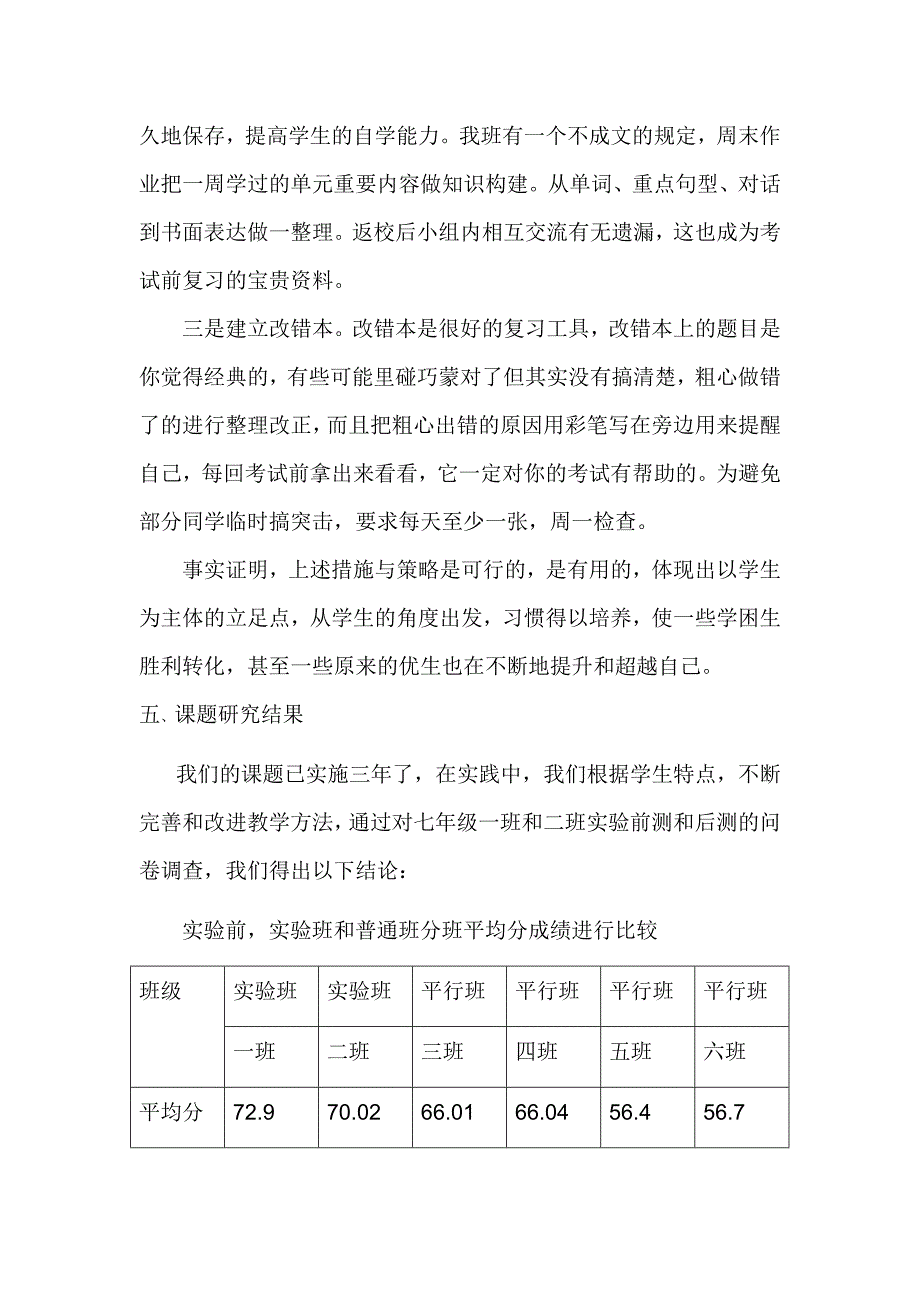 英语习惯常规课题总结.doc_第4页