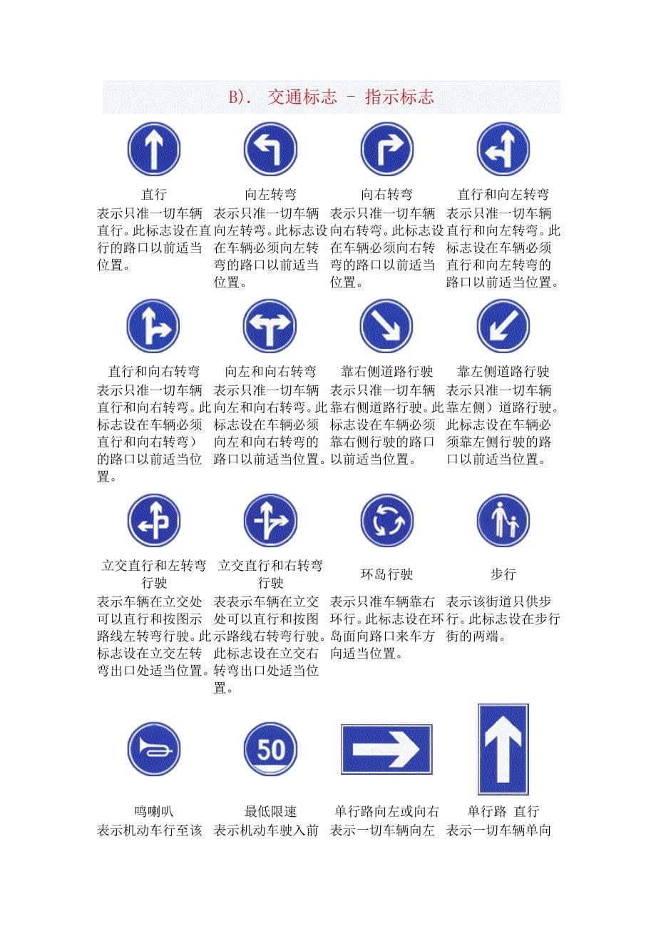 交通标志图片图解大全22页_第5页