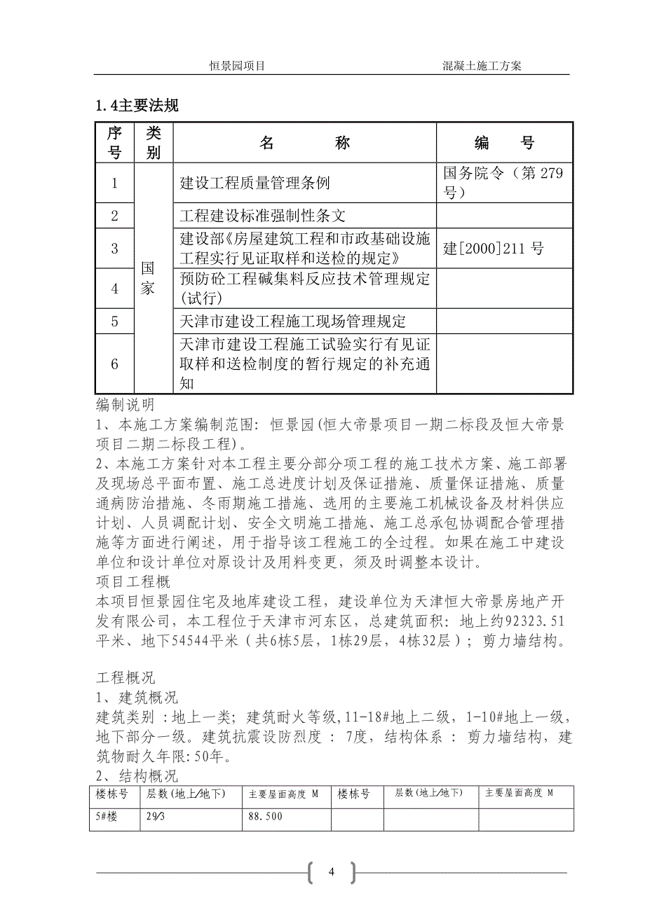 恒景园混凝土方案_第4页