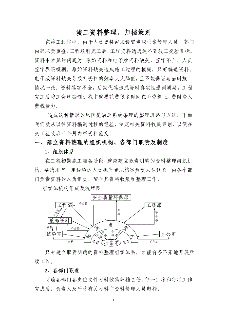 竣工资料整理、归档策划_第1页