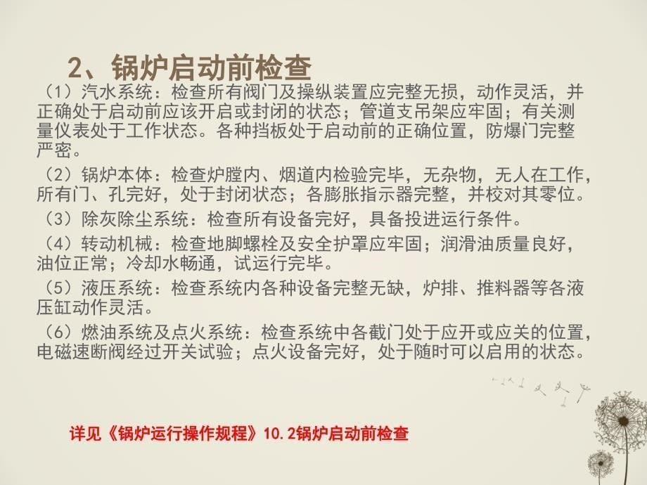 垃圾焚烧锅炉启动及注意事项_第5页