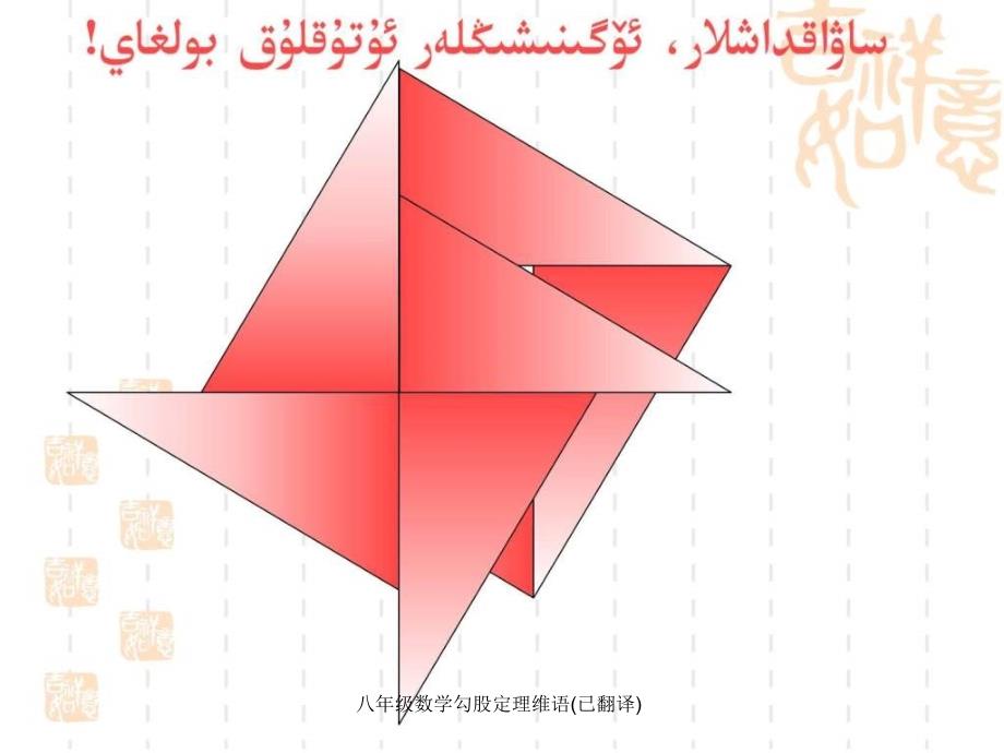 八年级数学勾股定理维语已翻译课件_第2页