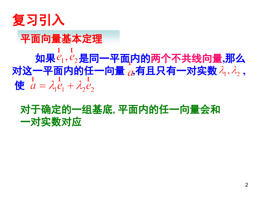 平面向量的坐标运算及共线坐标表示PPT课件_第2页