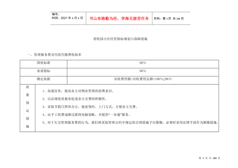 碧桂园物业管理方案(DOC172页)_第3页