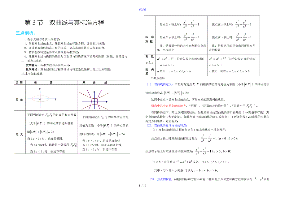 8.3双曲线及其实用标准方程教师_第1页