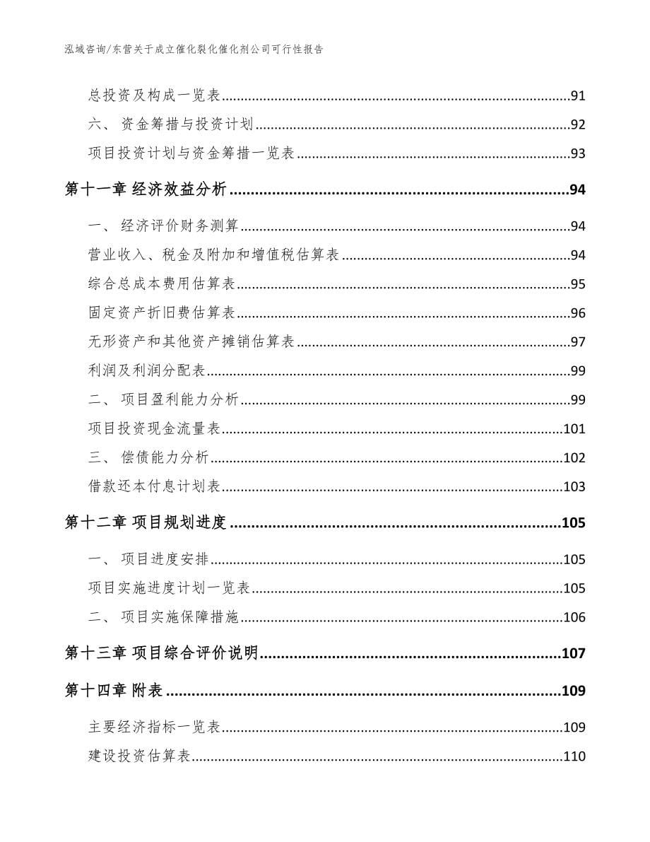 东营关于成立催化裂化催化剂公司可行性报告【范文】_第5页