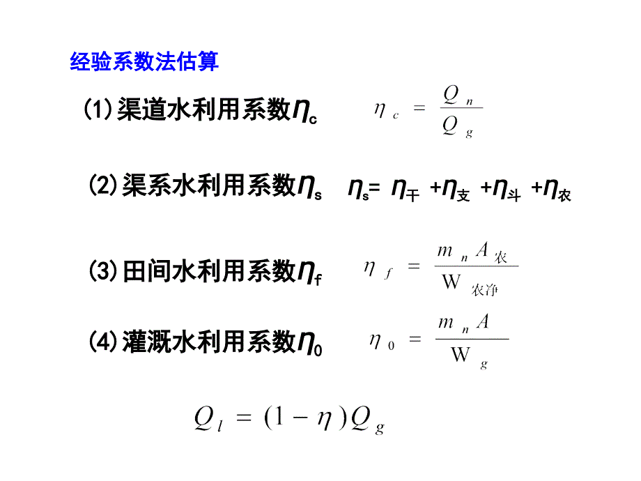 农田水利11：灌溉渠道流量推算_第3页