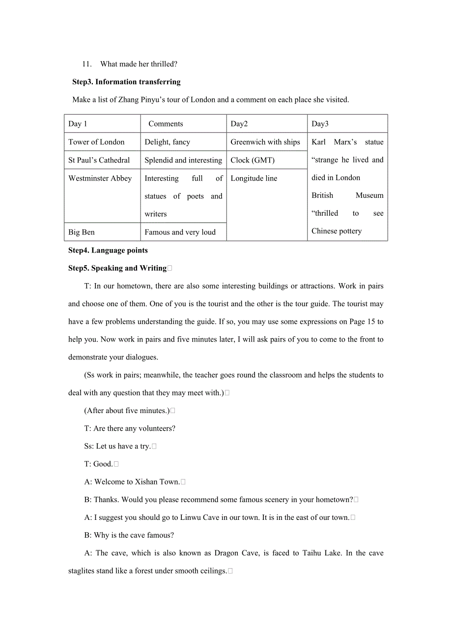 Unit 2 The United Kingdom 教案1.doc_第2页