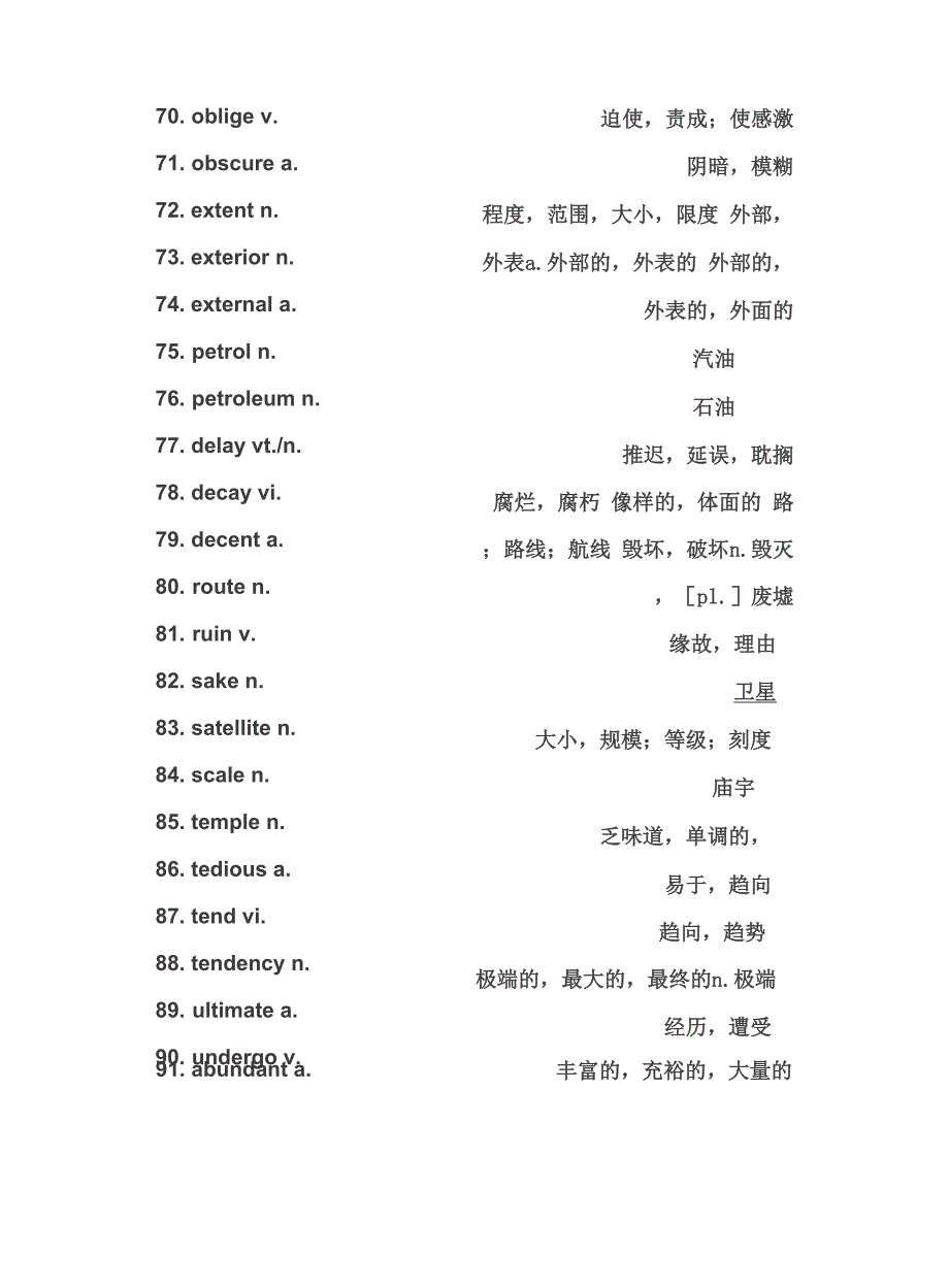 四六级使用率最高的580个词汇_第4页