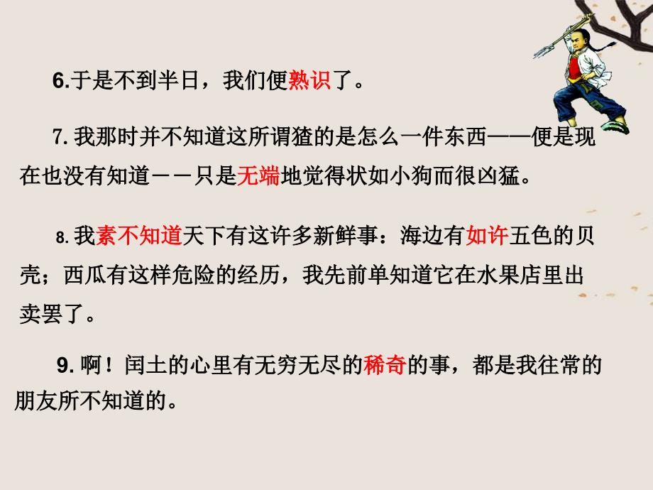 罗才军《少年闰土》.ppt_第3页