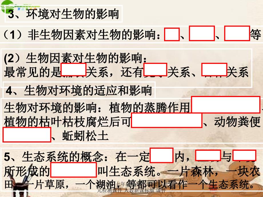 最新七年级生物上册第一单元检测课件人教新课标版课件_第3页