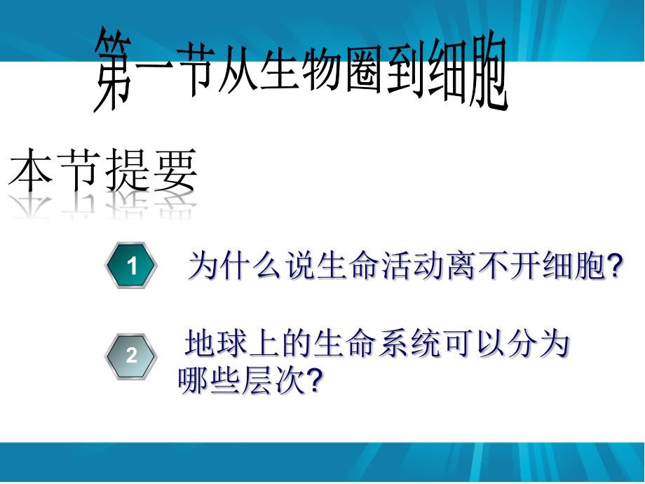 名师高中生物必修一—11从生物圈到细胞上课版课件.ppt_第2页