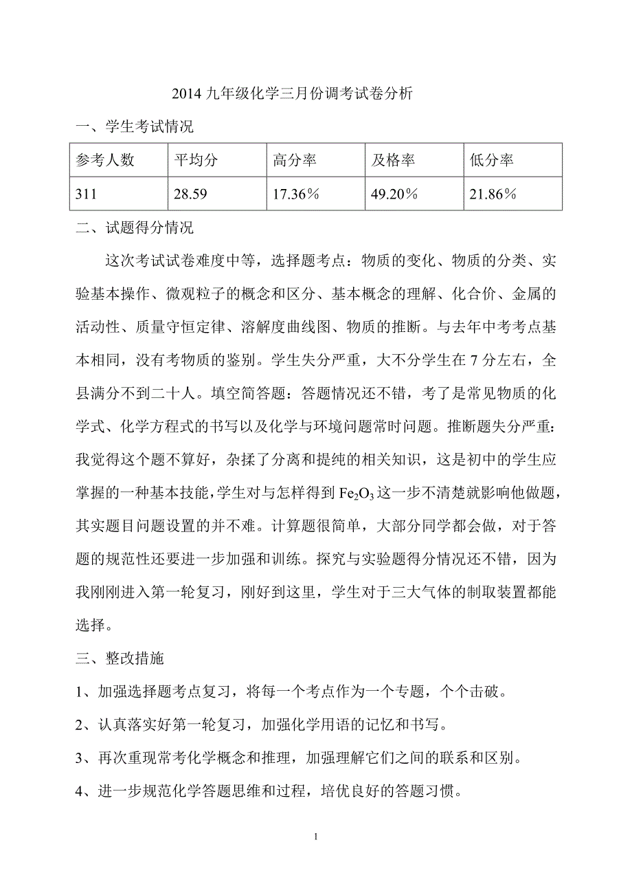 试卷分析 (2)_第1页