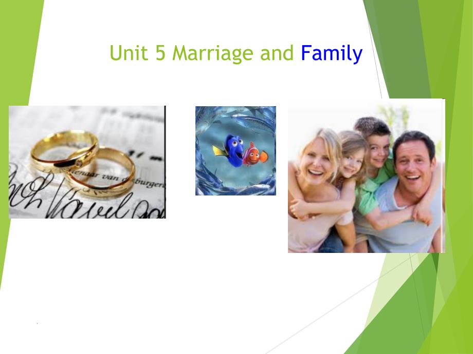 商务综合英语Unit5marriageandfamily_第1页