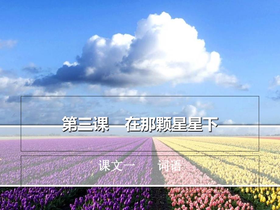 第三课课文一词语_第1页