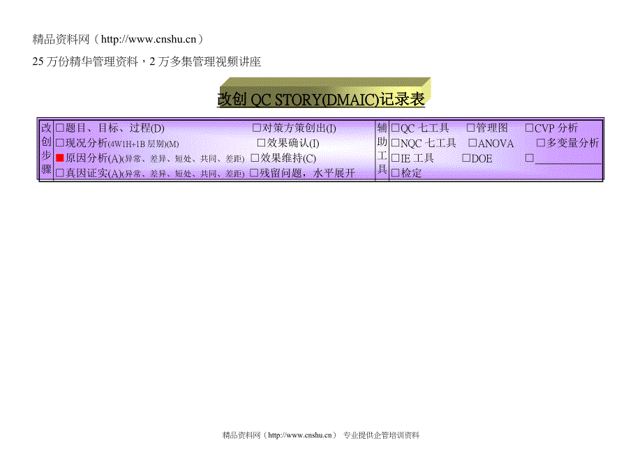 改創Q故事記錄表_第1页