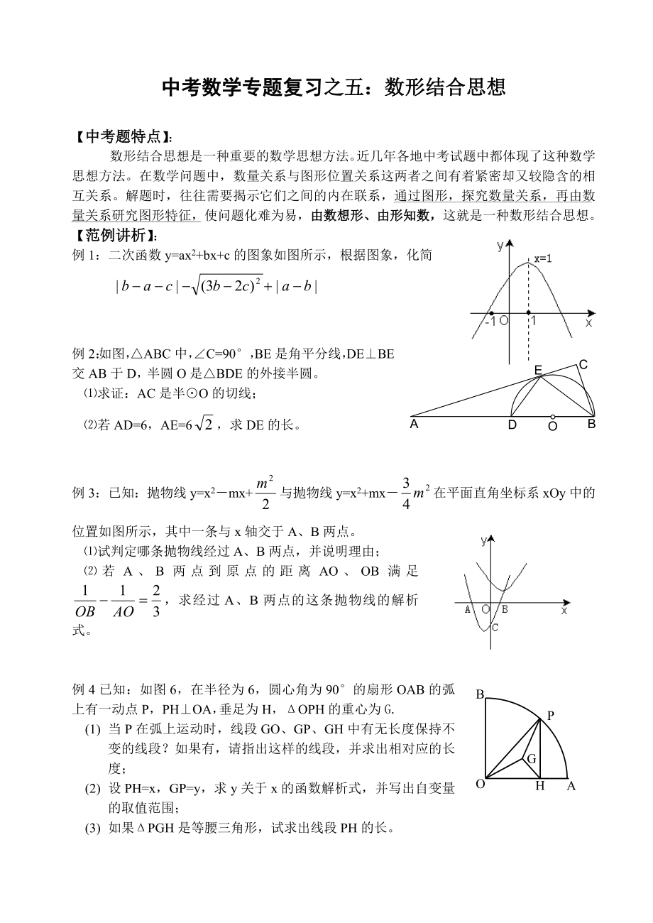 中考数学专题数学思想方法_第1页