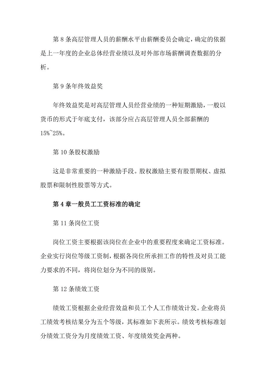 公司员工薪酬管理制度7篇_第3页